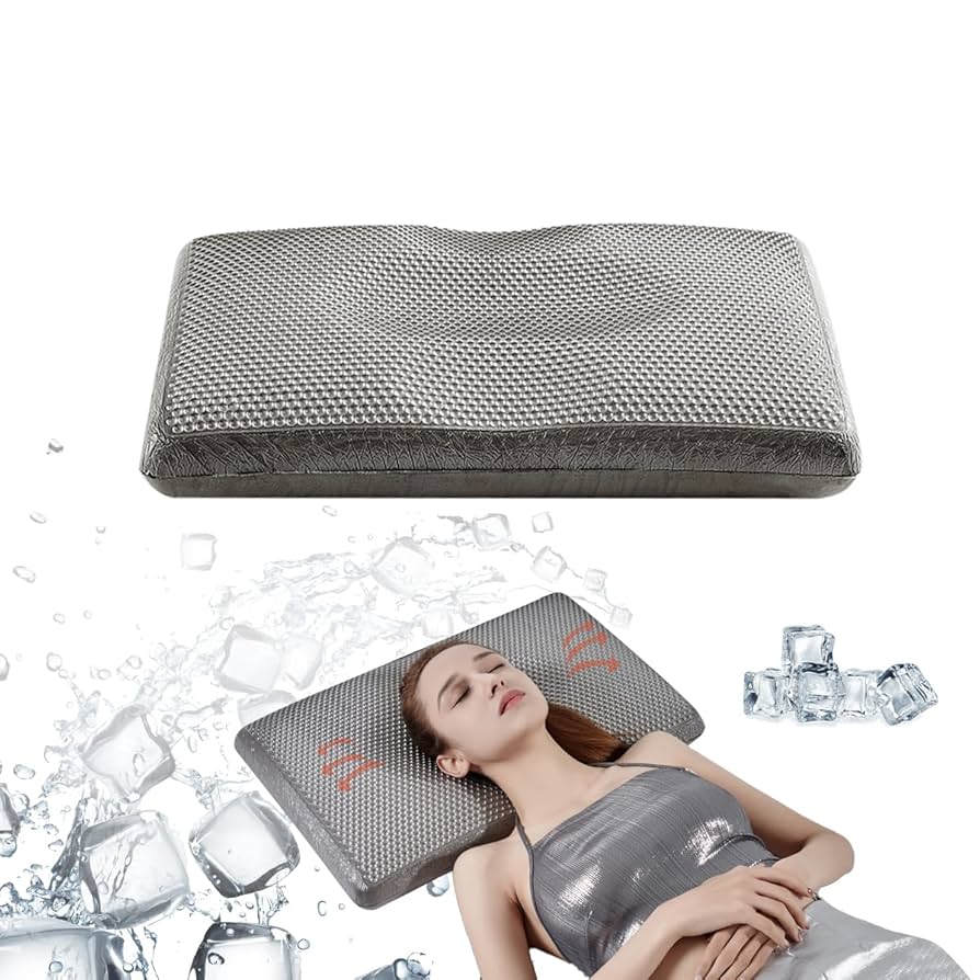 パープル 冷却メモリーフォーム枕 大人用 睡眠枕 Amazon｜PharMeDoc 紫の- ェル注入メモリーフォーム 通気用穴